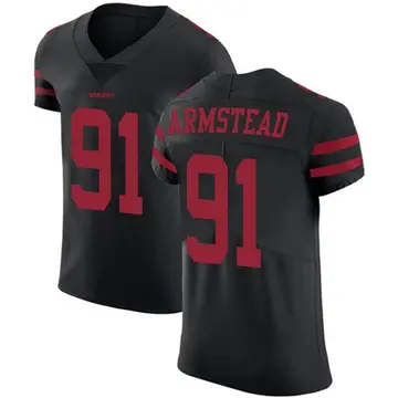 Arik Armstead Men's Nike Scarlet San Francisco 49ers Alternate Custom Game Jersey Size: 3XL