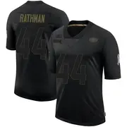 Black Men's Tom Rathman San Francisco 49ers Limited 2020 Salute To Service Jersey