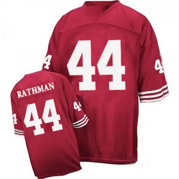 1985-88 Tom Rathman Game Worn San Francisco 49ers Jersey, MEARS