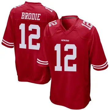 Wilson John Brodie Women's San Francisco 49ers Nike Jersey - Game White