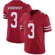 Red Youth Mitch Wishnowsky San Francisco 49ers Limited Team Color Vapor Untouchable Jersey