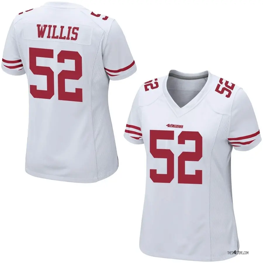 White Women's Patrick Willis San Francisco 49ers Game Jersey - San  Francisco Store