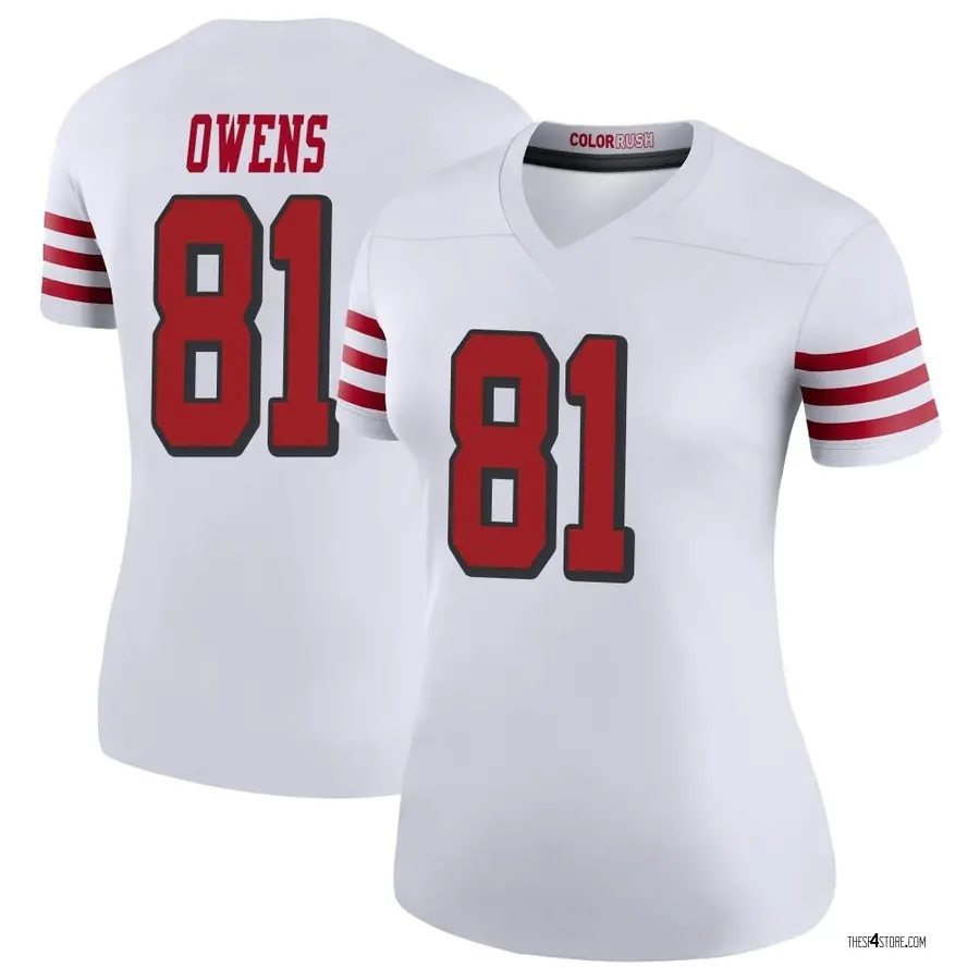 Terrell Owens Men's San Francisco 49ers Nike Color Rush Jersey - Legend  White