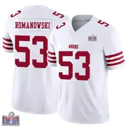 White Youth Bill Romanowski San Francisco 49ers Limited Vapor F.U.S.E. Super Bowl LVIII Patch Jersey